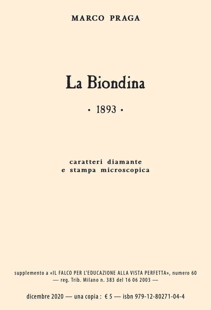 classico «La Biondina» (1893)